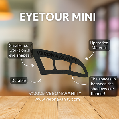 EYETOUR MINI - Verona Vanity – The Original Eyeshadow Tool eyeshadow stencil
